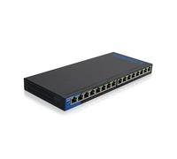 Linksys LGS116P Commutateur non géré 8 x 10-100-1000 (PoE+) + 8 x 10-100-1000 Ordinateur de bureau, fixation murale PoE+ (80-LGS116P