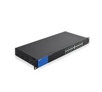 Linksys Switch PoE non manageable Gigabit avec 24 ports (dont 12 PoE +) LGS124P-EU (120 W pour entreprise, bureau, surveillance IP, Ethernet avec boîtier métallique)