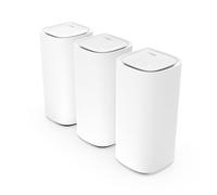 Linksys Système WiFi 6E Mesh Linksys Velop Pro MX6203-KE - Routeur Cognitive Mesh 6 GHz et 5,4 Gbit/s - Couverture Multiroom Jusqu’à 825 m² et 600 Appareils - Lot de 3