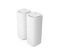 Système WiFi 7 Mesh Linksys Velop Pro 7 Mbe7002 - Routeur Cognitive Mesh Triple Bande avec Débit Supérieur à 10 Gbit/S - Couverture Multiroom Jusqu’à 550 M² et 400 Appareils - Lot De 2