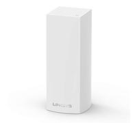 Linksys WHW0301 Velop Tri-Band Whole Home Mesh Wi-Fi System (AC2200 Wi-Fi Router/Extender for Seamless Coverage, Parental Controls, Compatible with Alexa, Covers up to 2,000 sq ft, White, Pack of 1)