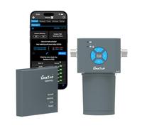 LinkTap 4 Voies ValveLinker & Gateway - Programmateur d'arrosage Intelligent à Piles, Contrôle via App, Arrosage Météo, Portée Radio supérieure au WiFi, IP66, Compatible Débitmètre 1" & 2"