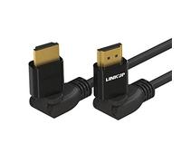 LINKUP - Câble HDMI 4K Ultra HD Cordon Vidéo Numérique Orientable à 360° - 28AWG - Très Grande Vitesse 18Go/s | 4096 x 2160 | Compatible avec Apple Xbox PS4 PC Samsung TV - 15FT/457CM