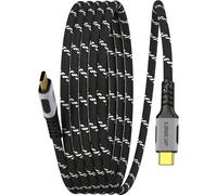 LINKUP - Câble Magnétique USB Type C Enroulé 240W PD Charge Rapide Anti-enchevêtrement USB-C vers USB-C, Compatible avec iPhone 16/Pro/Max, MacBooks et Plus, Pas de Vidéo Vitesse Données Lente, 1.5M