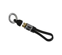 LINKUP - Câble USB 4 Ver.2 80Gbps (15cm) Porte-clés, Ultra-portable, Compatible Thunderbolt 5/4/3, Charge Rapide 240W, Affichage 16K/8K, USB-C Court pour Ordinateur Portable, Smartphone, Tablette, SSD