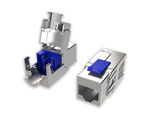 LINKUP - [Certificado GHMT y DSX8000] Conector de Cable Ethernet Cat8 (Paquete de 12) Conector RJ45 Keystone┃Para 2000MHz 2GHz 40G Cable de LAN Solido y Dobladamente Blindado 22AWG-24AWG