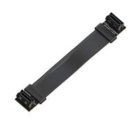 LINKUP - Flexible SLI Bridge GPU Cable Extreme High-Speed Technology Premium Shielding 85 ohm Design for NVIDIA GPUs Graphic Cards | Not Compatible with AMD Or RTX 2000/3000 GPU - [16cm]