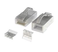 LINKUP - Snagless RJ45 Cat6 UTP Connectors | Ethernet Cat 6 8P8C Plugs | UTP Gigabit Round Cable Connector | Platinum 50 Mi Gold Plated High Performance | 50 Pack
