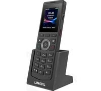 Linkvil W610D DECT Wireless Phone, Bluetooth 5.0, 3,5 mm Headphone Jack, Push to Talk, 1,8 m Drop Resistant, Black