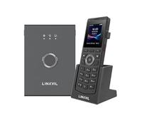Linkvil W710P Wireless IP Phone, 3,5 mm Headphone Jack, HD Speakerphone, Bluetooth, réduction du bruit, bouton poussoir