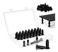 LINLAN Lot de 70 pieds de support pour grille d'aquarium, pieds de séparation d'aquarium, supports de caisse à œufs pour filtration à faire soi-même et protéger le fond dans l'aquascaping
