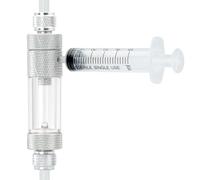 LINLAN Remplissage Facile d'eau CO2 Compteur de Bulles avec Clapet Anti-Retour et Ajout d'eau pour Régulateur de CO2 pour Aquarium Planté (Connexion par Tuyau d'air)