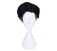 LINLINCD - Anime Coer Wig. Anime.Yuri. An Eis.Otabek Altin Perruque courte Cosplay Costume Hommes Femmes Cheveux synthétiques résistants à la chaleur Perruque d'Halloween Fête
