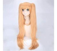 LINLINCD - Anime Coser Anime Cosplay Perruque Fille Frontline UMP45 UMP9 Orange Perruque Comic-Con Noël Carnaval Halloween Fête Quotidien Hommes et Femmes Mode Perruque