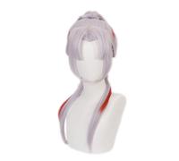 LINLINCD - Anime Coser Game Anime Cosplay Perruque 70 cm pour femme Prêle cheveux longs et lisses avec bonnet de perruque pour Halloween