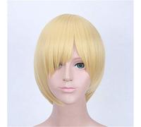 LINLINCD Anime Yuri Dm773 Perruque de cosplay Katsuki Yuuri Plisetsky Yurio en cheveux synthétiques Viktor Nikiforov Yuri sur glace Costume Perruque + bonnet