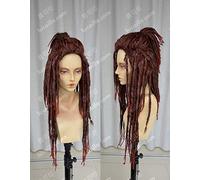 LINLINCD DMMD Perruque de cosplay DMMD vison DRAMAtical Murder Cosplay Style Perruque tressée + bonnet de perruque
