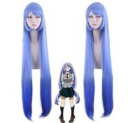 LINLINCD Perruque Anime Coser Wigs Blue My Hero Academia Big3 - Costume de fluctuation - Cosplay Baku No Hero Midoriya Shoto Âge des héros Cosplay 120 cm