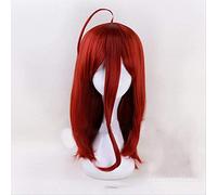 LINLINCD Perruque de Cinnabar brillante pour cosplay - Perruque de Cinnabar - Pour femme - Cheveux synthétiques - Pour Halloween - Jeu de rôle