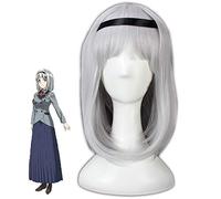 LINLINCD Perruque de cosplay Anime Anna Nishikinomiya - Costume de Shimoneta à Iu Gainen Ga Sonzai Shinai Taikutsu Na Sekai Party Perruques pérucas