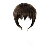 LINLINCD Perruque de cosplay anime Coser pruik Anime. SHIMONETA : A. Monde ennuyeux dans lequel le concept de blagues sales n'est pas présent SWOX Tanukichi Okuma Cosplay Perruque synthétique