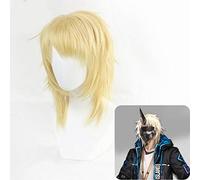 LINLINCD Perruque de cosplay Arknights - Perruque myrte - Noir Corne - Tueur de couronne - Costume d'anime - Perruque + perruque - Noir Corne