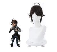 LINLINCD Perruque de cosplay Luca Balsa - Costume marron - Cheveux d'Halloween