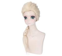 LINLINCD Perruque de cosplay - Perruque longue tressée - Pour femme - Cheveux synthétiques résistants à la chaleur