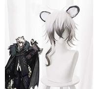 LINLINCD Perruque de cosplay Silverash - Cheveux synthétiques résistants à la chaleur - Pour Halloween, fête, anime