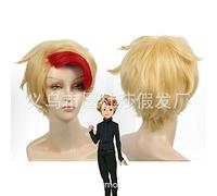 LINLINCD -Wig Anime Cosplay Perruque courte Ice Yurin Qi longue fibre chimique Anime CoS