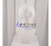 LINLINCD Wig Anime Cosplay Working Cell Cos Globules blancs Leucocytes Neutrophiles Cheveux cassés Cheveux Cheveux Cassés Perruque Cosplay