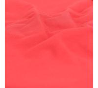 Linnea 1.Tissu Coton uni Serge Rose Corail