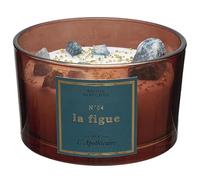 Linnea Bougie parfumée avec Pierres 18h L'APOTHICAIRE à la Cire de Paraffine Senteur Figue