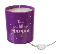 Linnea Bougie parfumée Marbella Violette + Bracelet Surprise