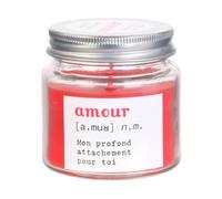 Linnea Bougie parfumée Vaso Amour Rouge Senteur Vanille