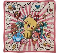 Linnea Carré de Tissu Jacquard 47x47 cm Polyester Motif Manga CATIMINI Rose