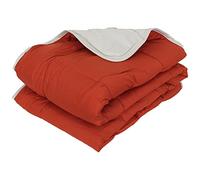 Linnea Couette été 240x220 cm Cocoon Bicolore Gingembre/Galet garnissage Fibre Polyester 200 g/m2