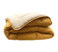 Linnea Couette été 240x220 cm Cocoon Bicolore Jaune Miel/Galet garnissage Fibre Polyester 200 g/m2