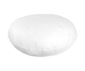 Linnea Coussin à recouvrir Rond 80 cm C Bullet Blanc garnissage Polyester