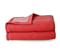 Linnea Couverture Pure Laine Vierge Woolmark 500g/m² Volta 240x260 cm Rouge Bois de Rose
