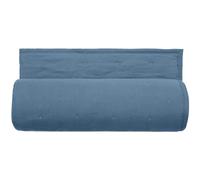 Linnea Couvre-lit 220x240 Celeste Velours piquage Points brodés Métal