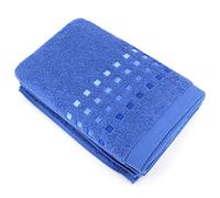 Linnea Drap de Bain 100x150 cm 100% Coton 550 g/m2 Pure Primavera Bleu Marine