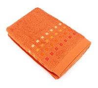 Linnea Drap de Douche 70x140 cm 100% Coton 550 g/m2 Pure Primavera Orange Butane