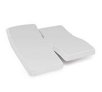 Linnea Drap Housse Relaxation uni 2x90x190 cm 100% Coton Alto Calcium TPR Tête et Pied relevable