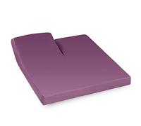 Linnea Drap Housse Relaxation uni 2x90x200 cm 100% Coton Alto Raisin TR Tête relevable Uniquement