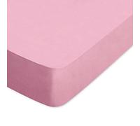 Linnea Drap Housse uni 140x190 cm Bonnet 30 cm 100% Coton Alto Macaron