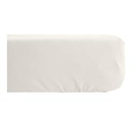 Linnea Drap Housse uni 140x190 cm Percale MANOIR Ivoire Bonnet 35