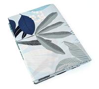 Linnea Drap Plat 180x290 cm Percale de Coton Moorea Pacific Bleu/Vert