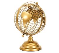 Linnea Globe terrestre en métal Collection TERRESTRE 20.5 x 28 x 19 cm doré