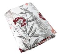Linnea Housse de Couette 200x200 cm Percale Pur Coton Petite Folie Rouge